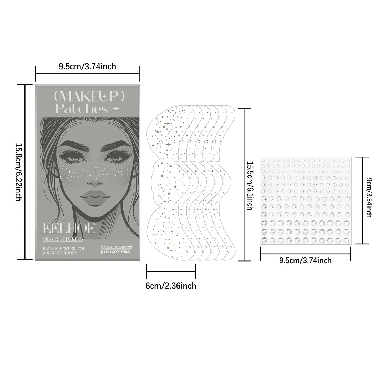 Glitter Spots Tattoo Sticker