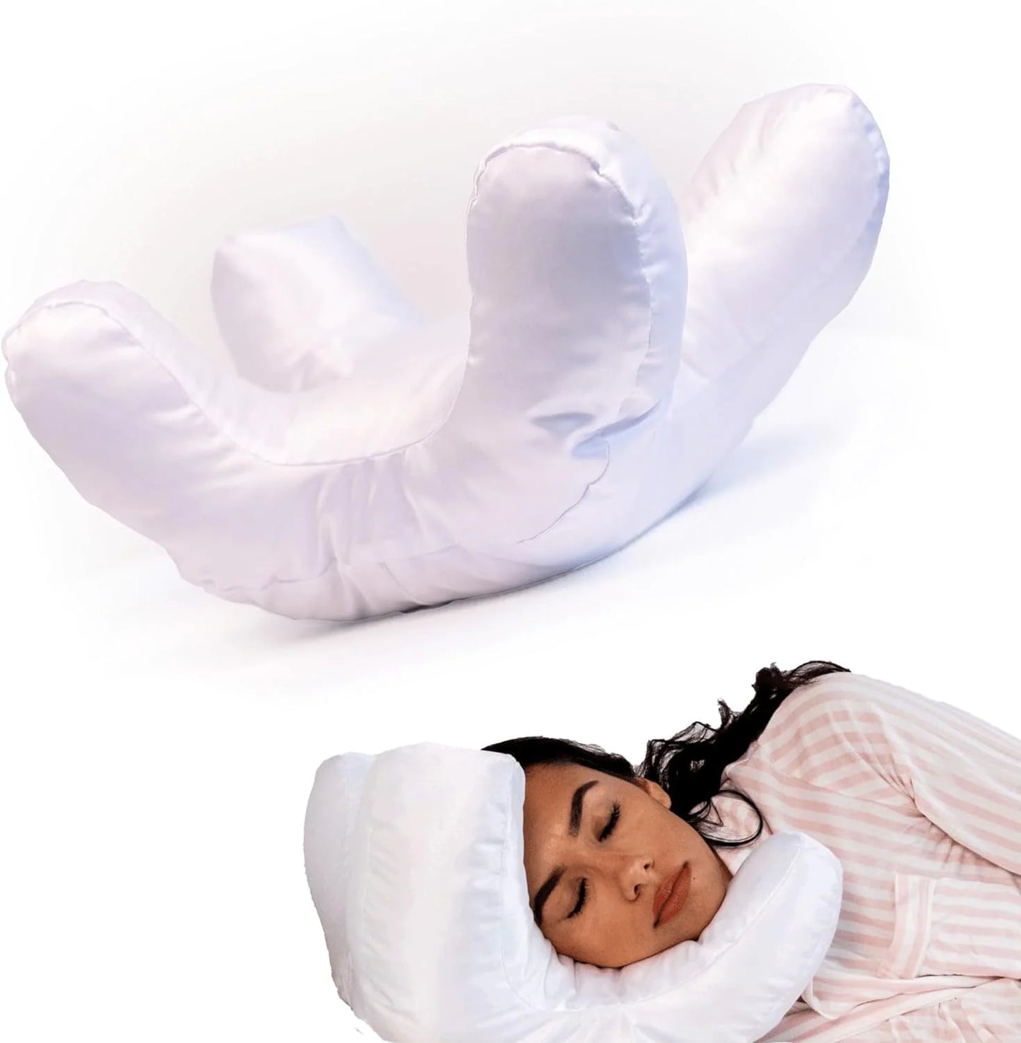 SilkGlow Beauty Sleep Pillow – Wake Up to Radiance