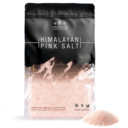 Premium Fine Himalayan Pink Salt - 2 Lb Bag | Nutrient-Rich Gourmet Salt for Healthier Cooking & Relaxation | Kosher Certified
