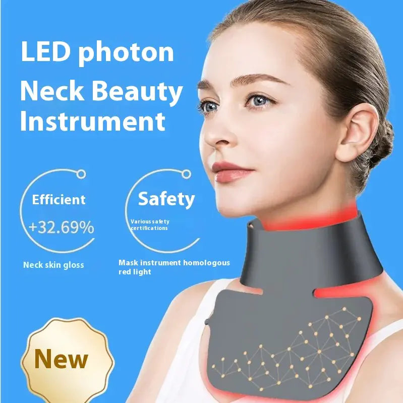 Neck Beauty Massager – LED Infrared Skincare & Relaxation Therapy