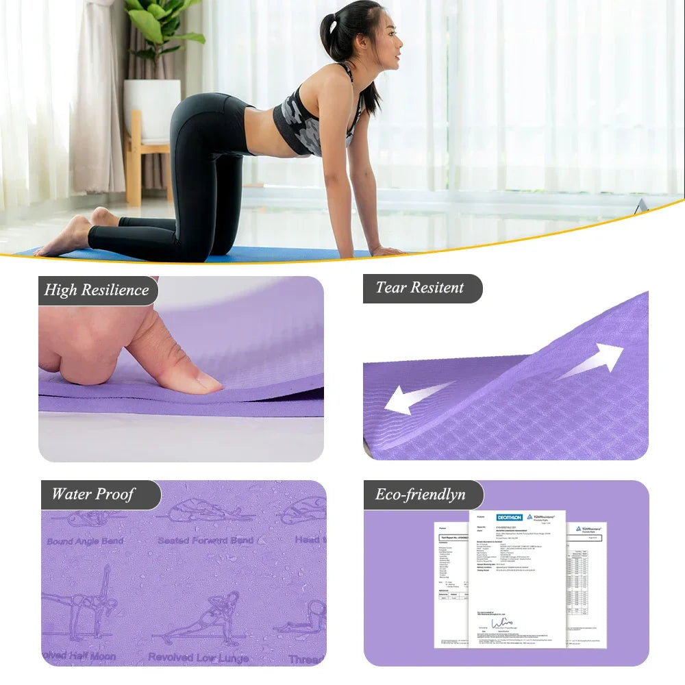NNEOBA Anti-Skid TPE Yoga Mat