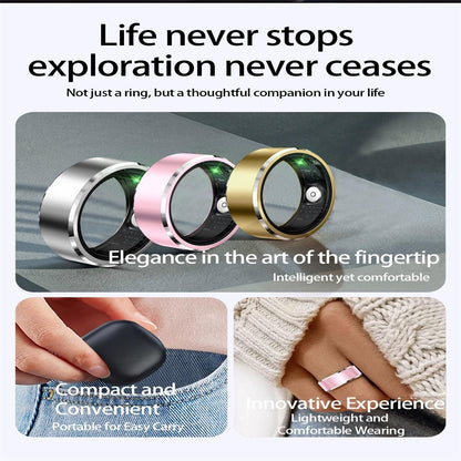 NNEDSZ Smart Ring For Health Monitoring & Multiple Sports Modes - Size 11