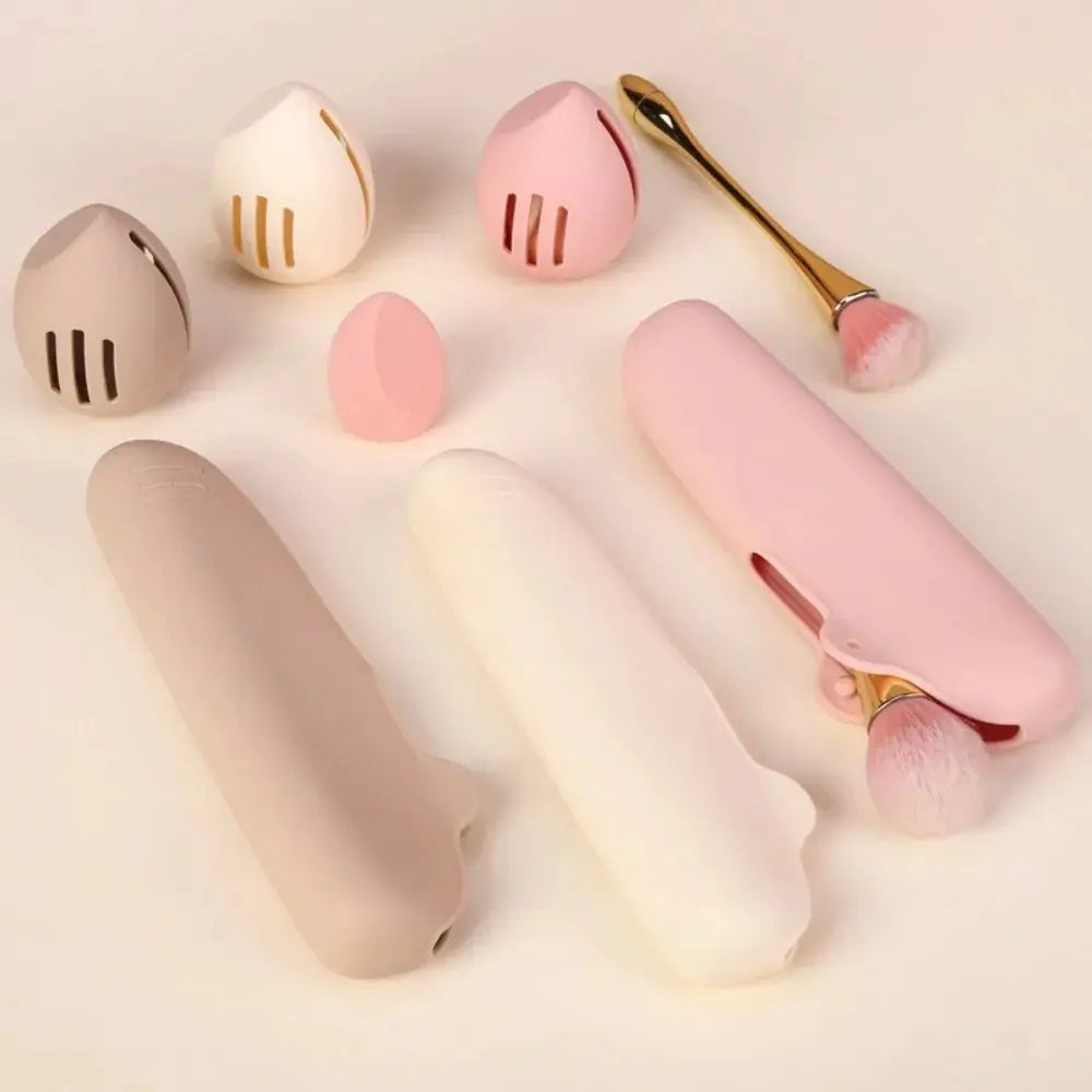 Eco-Friendly Silicone Makeup Sponge Holder