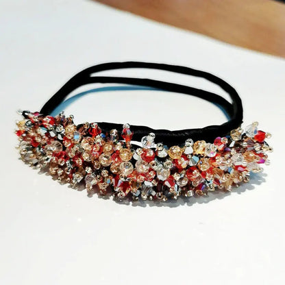 Korean Flower Bud Head Crystal Hairpin